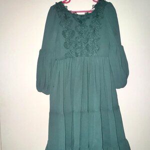 Mia Joy kids Marjorie Dress in Teal size 4